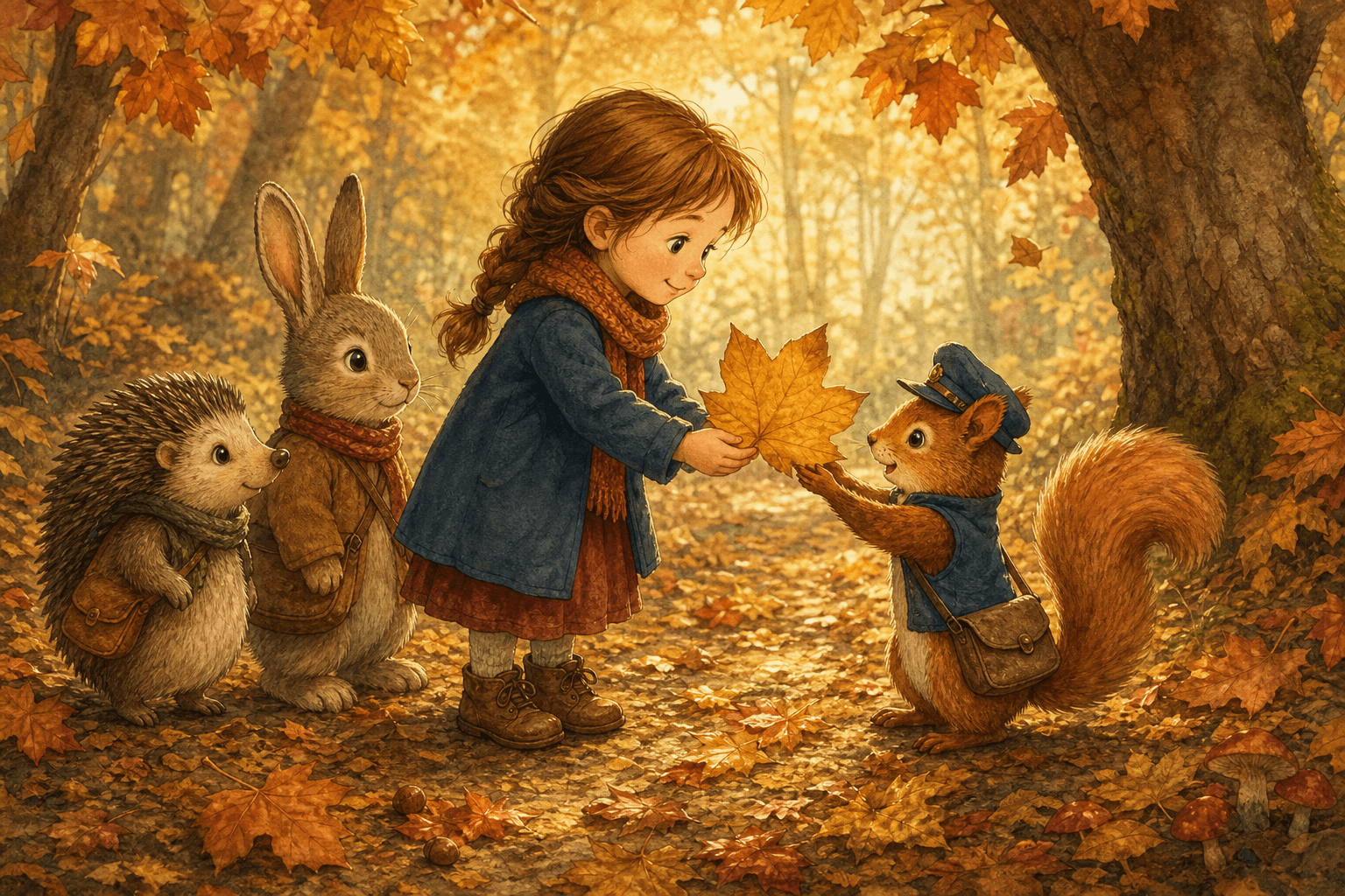 Autumn Leaf Mail