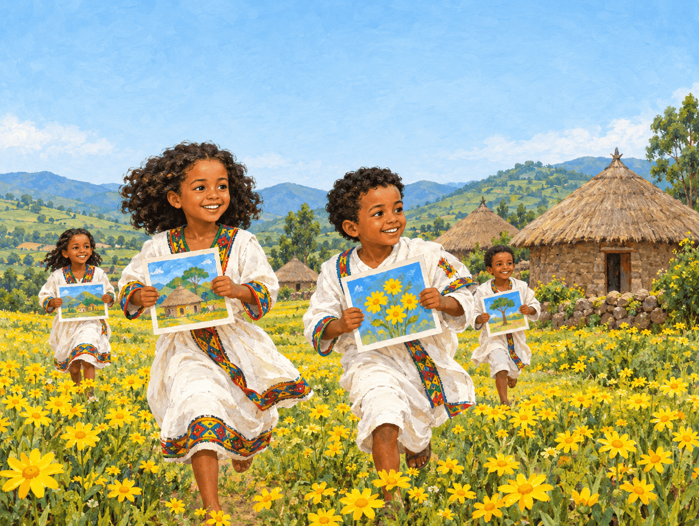 Enkutatash, the Yellow Daisy New Year