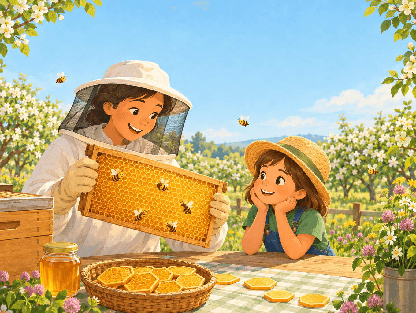 Hexagon Honey Maths