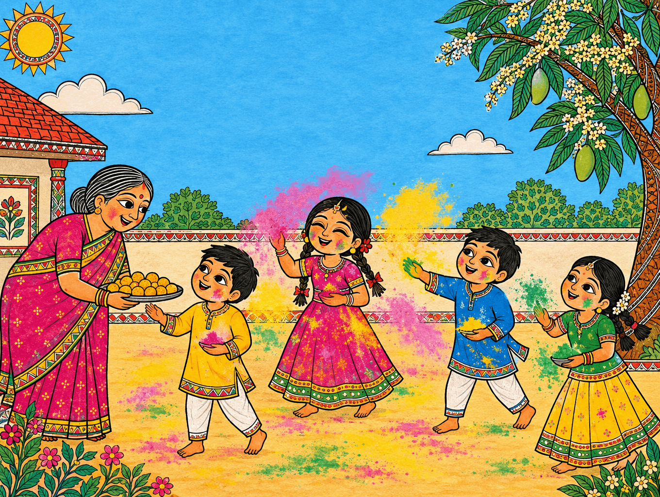 Holi, Colours of Spring