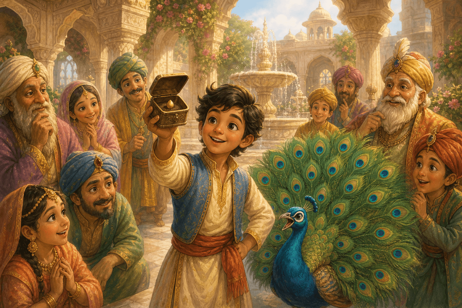 Birbal and the Grains of Wisdom