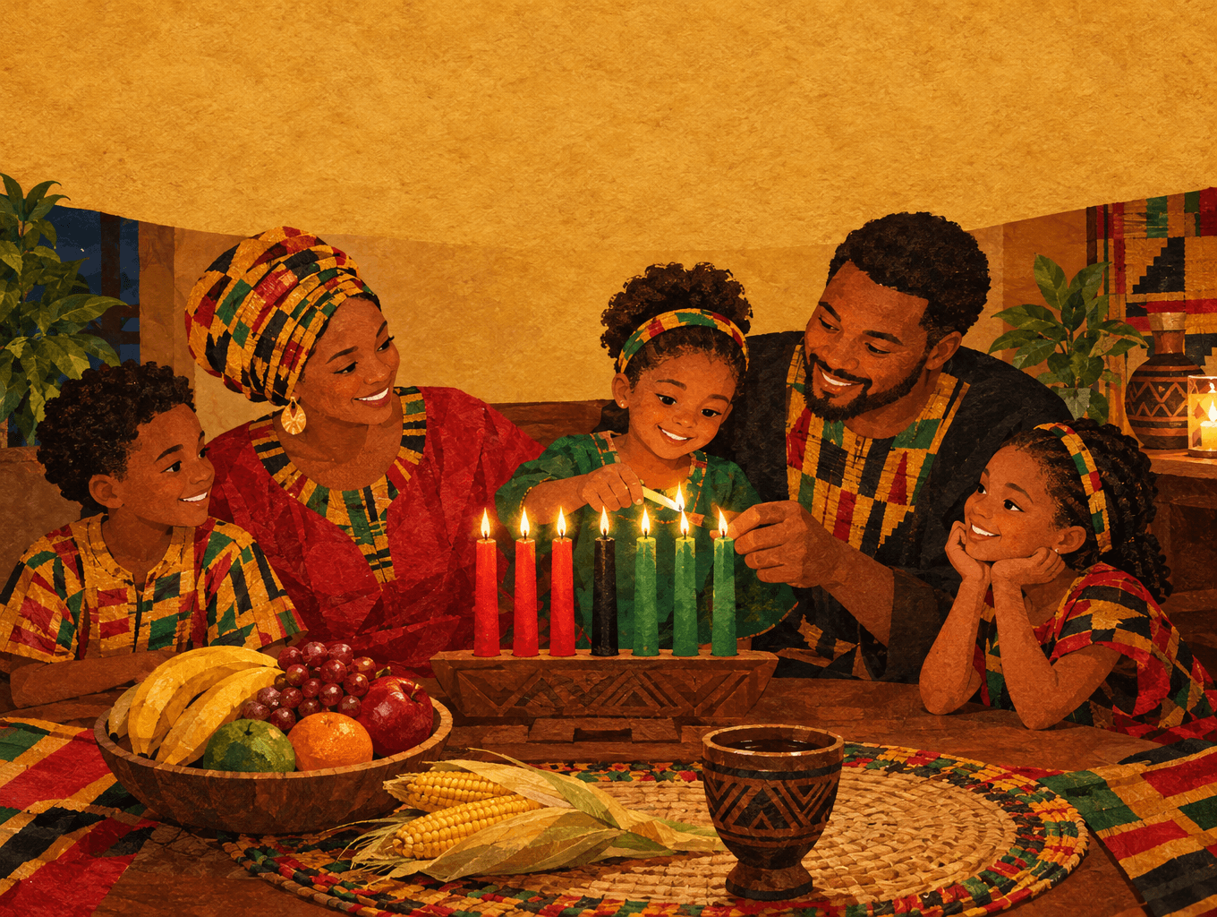 Seven Candles of Kwanzaa