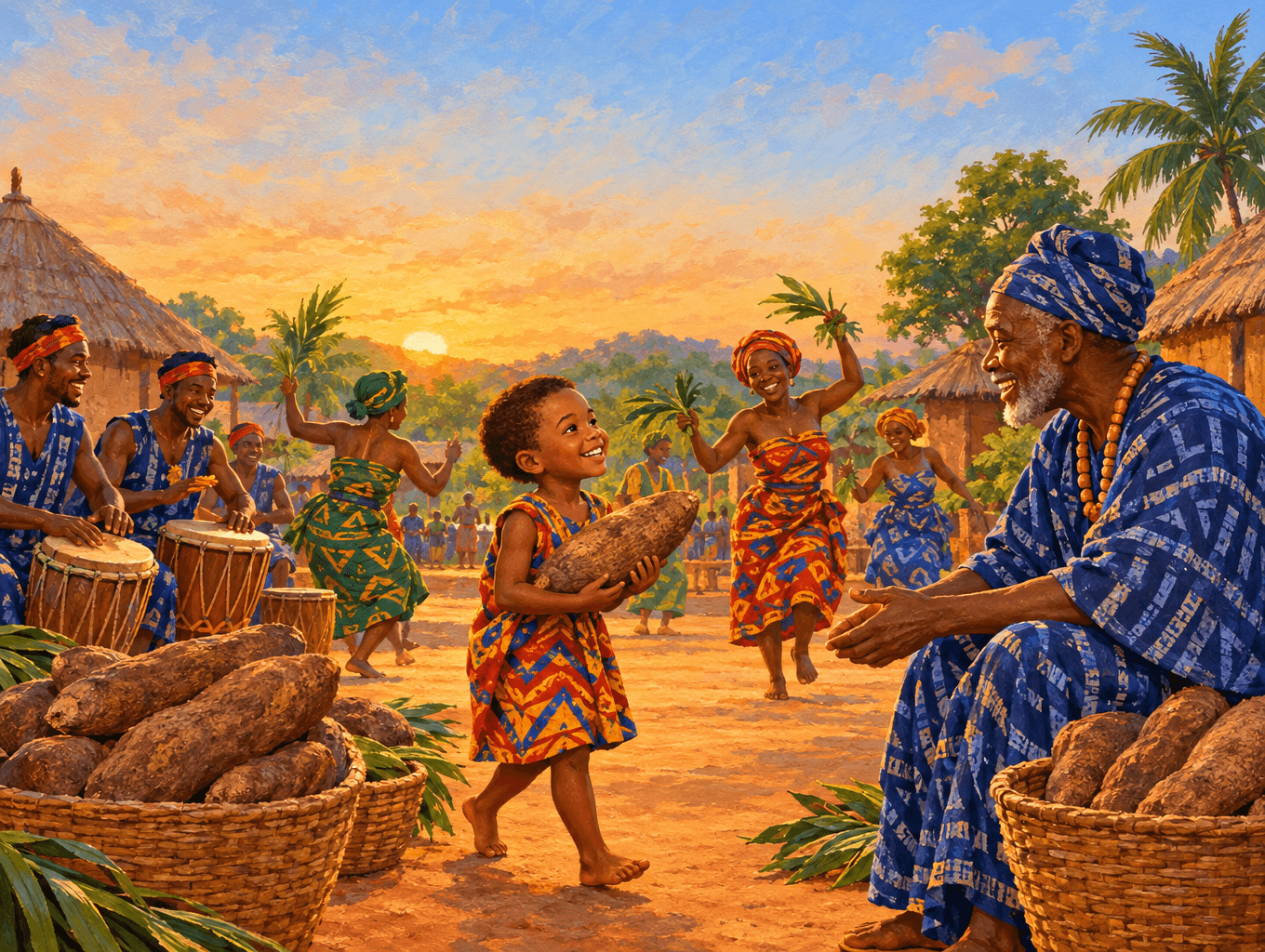 The New Yam Festival Drums