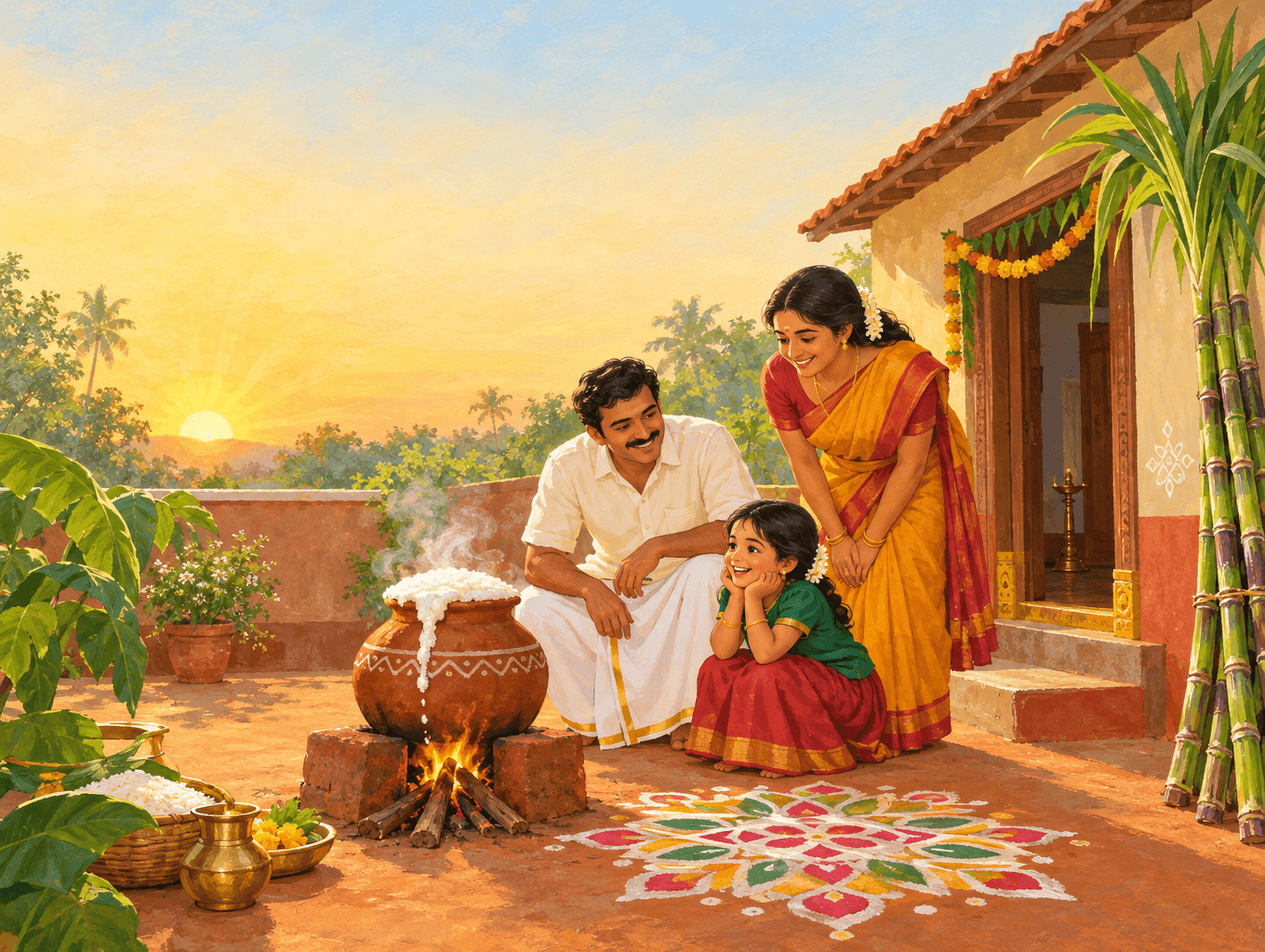 The Pongal Pot Overflows