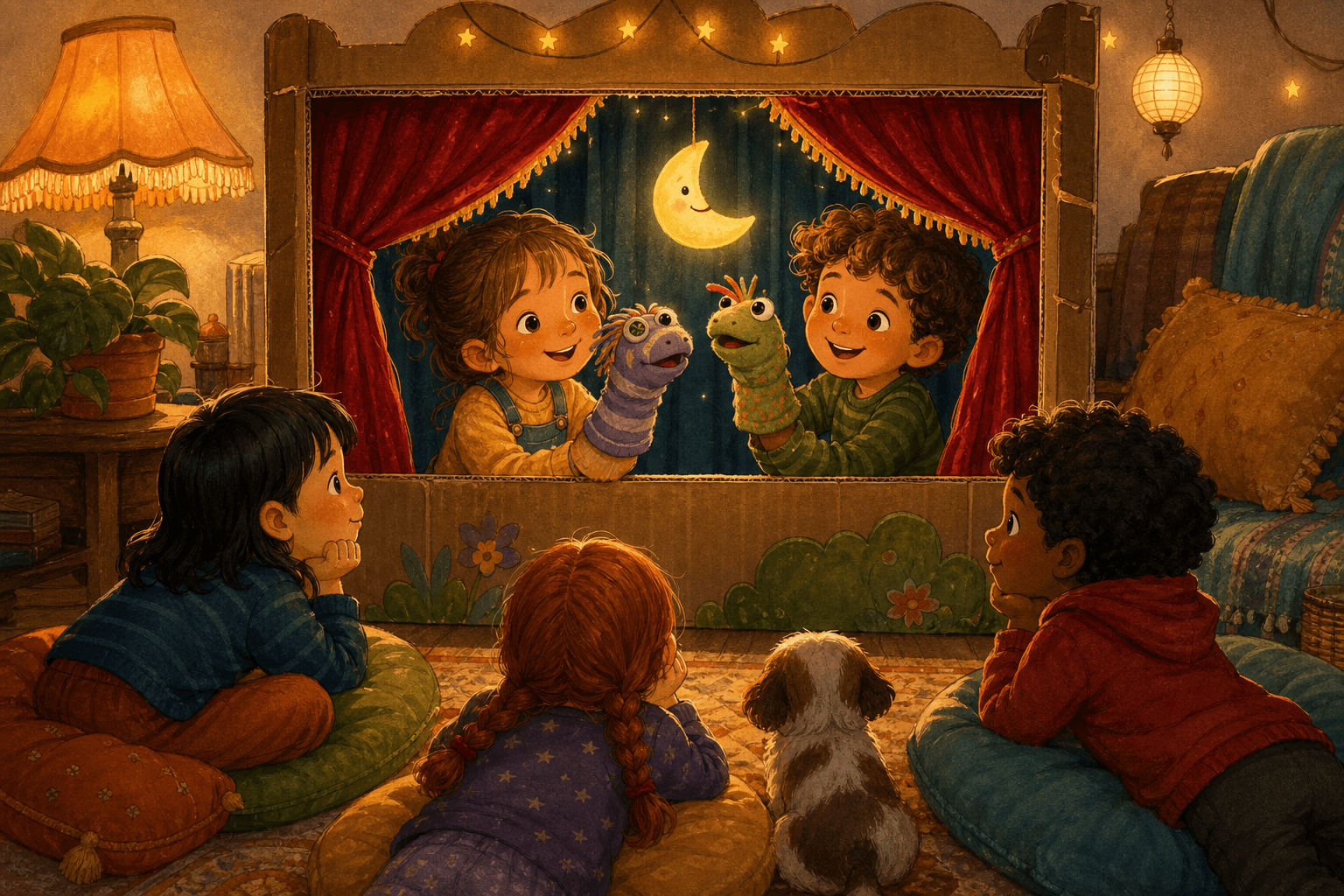 The Moonlit Puppet Stage