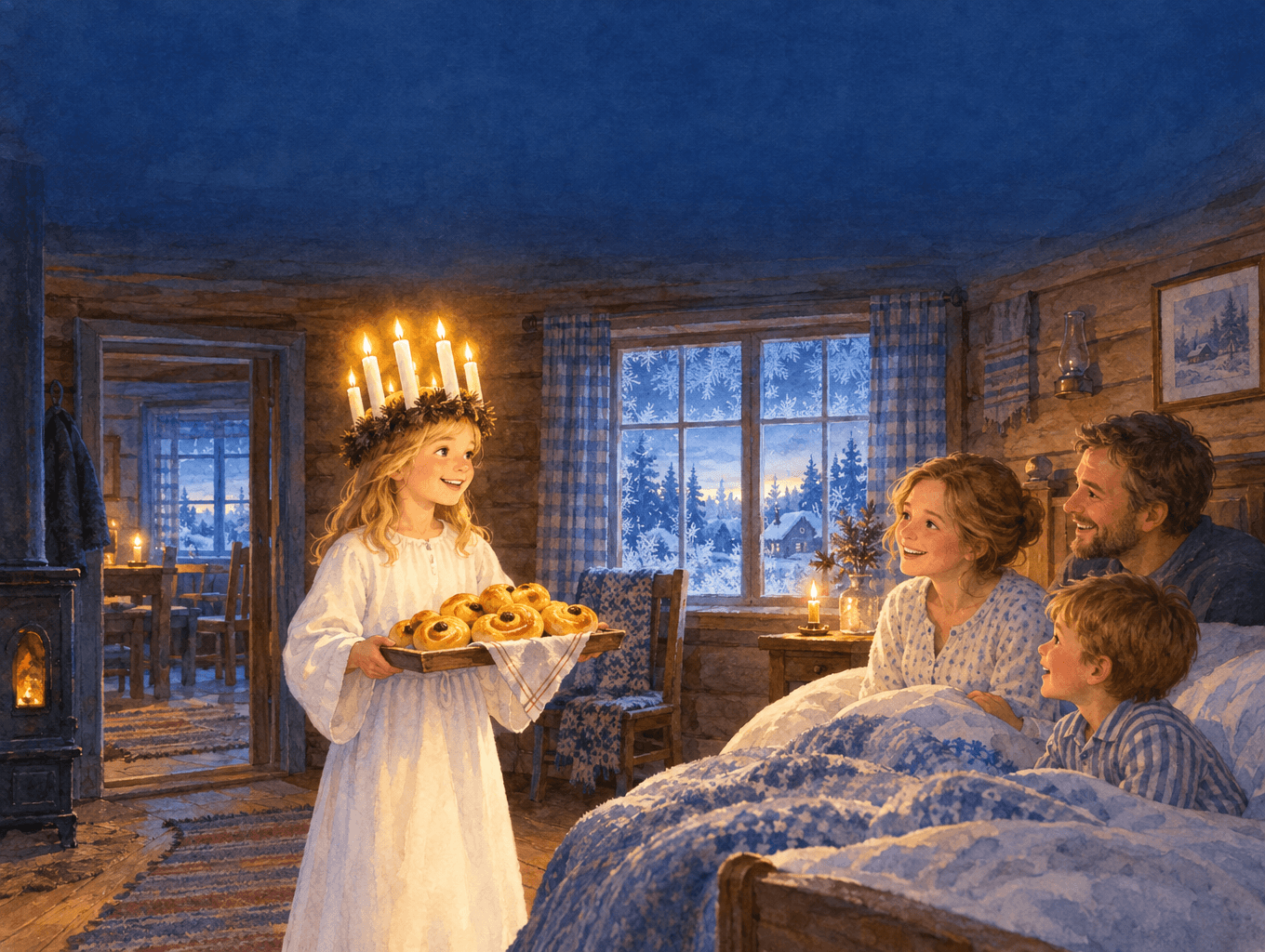 The Santa Lucia Candle Morning