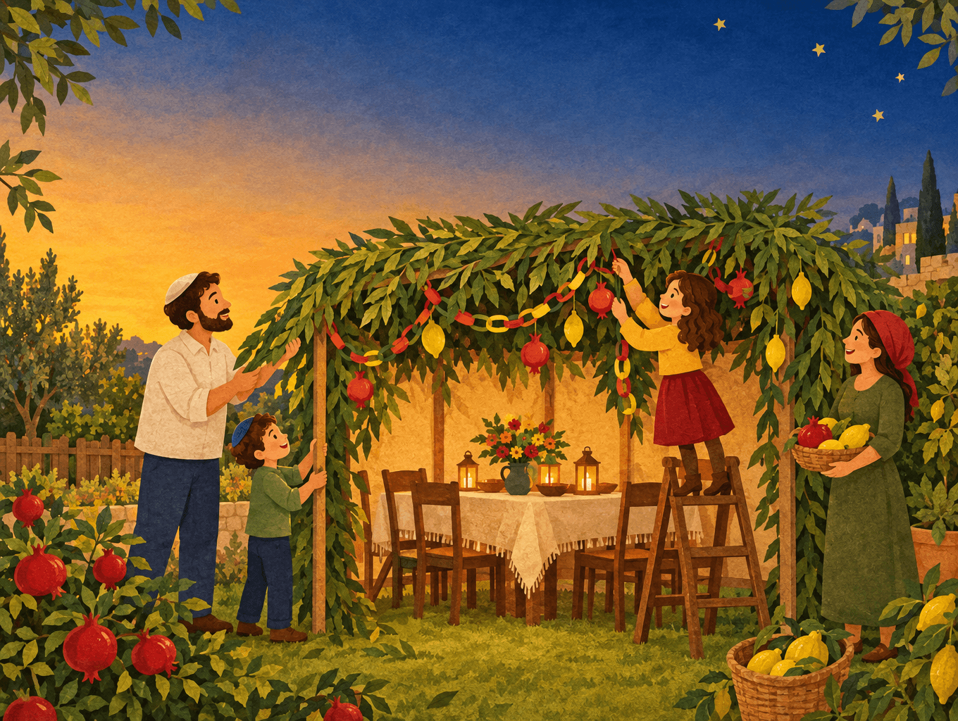 The Sukkot Harvest Hut