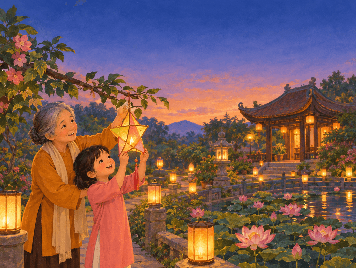 The Vesak Lantern Garden